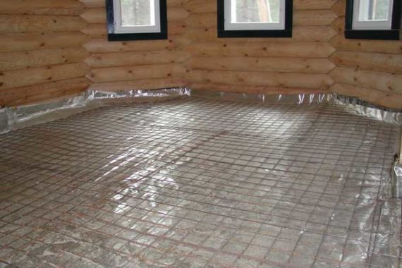 Утепление пола в деревянном доме