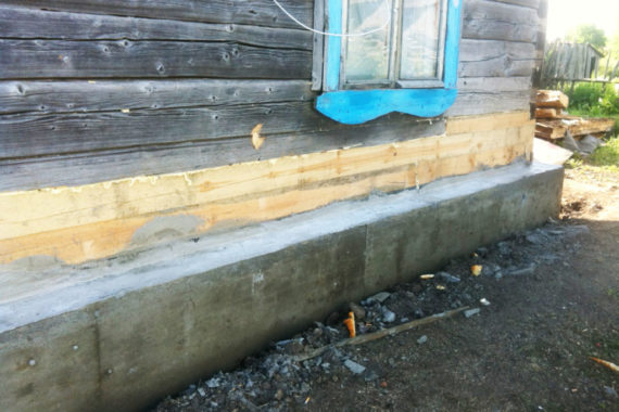 Замена венцов