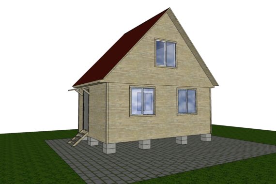 Садовый домик 4х6