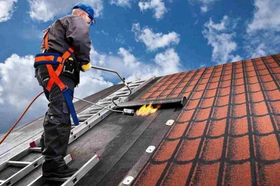 Монтаж наплавляемой кровли
