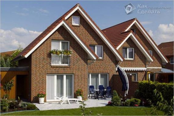 Отделка двухэтажного дома