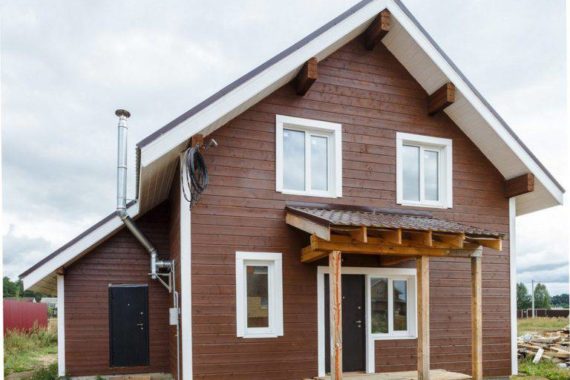 Отделка каркасного дома