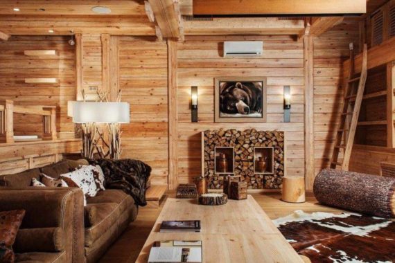 Отделка стен в деревянном доме