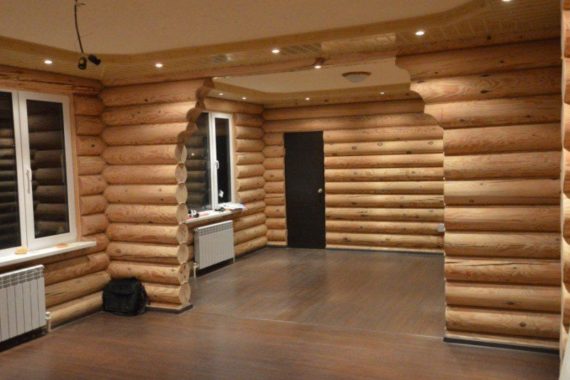 Отделка сруба