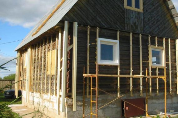 Отделка старого деревянного дома