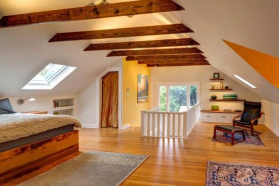 Ремонт крыши мансарды